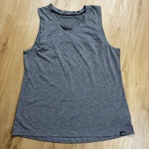 North Face Tank Top Womens XL Gray FlashDry Sleeveless Athletic Workout